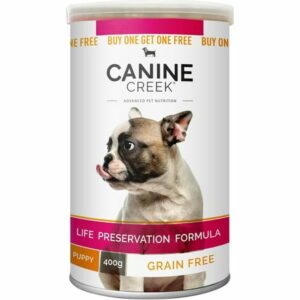 Canine Creek Real Chicken Wet Dog Food for Puppy Tin Can 400gm (Buy one Get one)