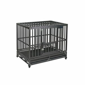 Davyline 42 in. heavy duty dog crate is perfect solution for pet owners who want to provide comfortable space for their lovely pets. DC42
