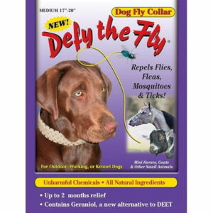 Defy The Fly Dog Collar - 17 to 20 Size Medium