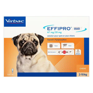 Effipro Duo Spot On For Small Dogs Up To 22 Lbs (Orange) 12 Pack