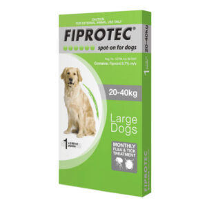 Fiprotec Spot-On For Large Dogs 44-88lbs (Green) 1 Pack