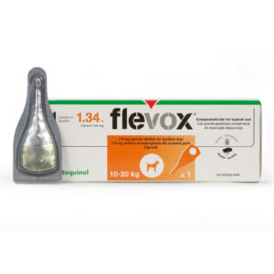 Flevox Spot-On For Medium Dogs 23 To 44 Lbs. (Orange) 6 Pack