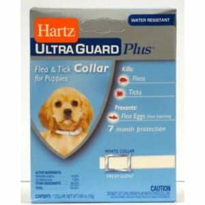 Hartz Ultraguard Plus Flea & Tick Collar For Puppies Water Resistant