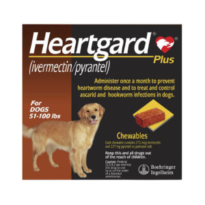 Heartgard Plus For Large Dog 51-100lbs (Brown) 12 Doses