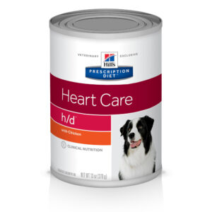 Hill's Prescription Diet Canine h/d Heart Care with Chicken Wet Dog Food - 13 oz, case of 12