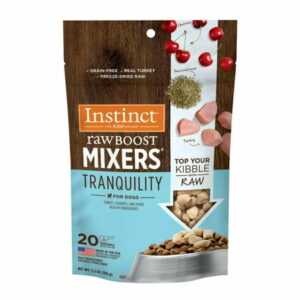 Instinct Raw Boost Mixers Freeze Dried Raw Dog Food Topper Grain Free Dog Food Topper with Functional Ingredients 5.5 Ounce (Pack of 1)