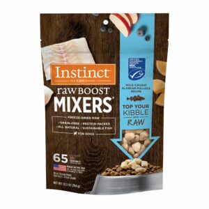 Instinct Raw Boost Mixers Pollock Freeze-Dried Dog Food Topper, 12.5 oz.