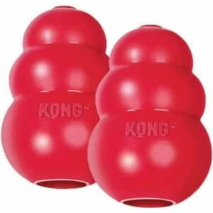 KONG Classic Medium Dog Toy Red Medium Pack of 2