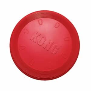 KONG - Flyer - Durable Rubber Flying Disc Dog Toy - for Large Dogs
