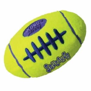 Kong ASFB1 AirDog Squeaker Fun & Bouncy Football Shaped Dog Toy Large Each