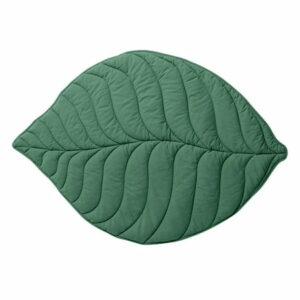 Leaf Shaped Cotton Dog Blankets for Small Medium Large Dogs 56.3 * 42.1 Pet Mat for Dog Bed Machine Washable Christmas Puppy Blanket for Couch Protection Soft Throw Pad for Car Green