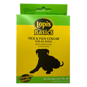 Lopis Basics Tick & Flea Collar For All Dogs 60cm 1 Pack