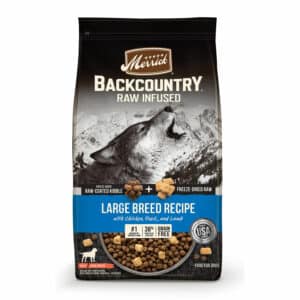 Merrick Merrick Backcountry Grain Free Dry Adult Dog Food, Kibble With Freeze Dried Raw Pieces, Large Breed Recipe | 20 lb