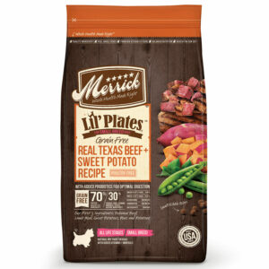 Merrick Merrick Lil' Plates Grain Free Real Beef + Sweet Potato Small Bites Recipe Dry Dog Food | 4 lb