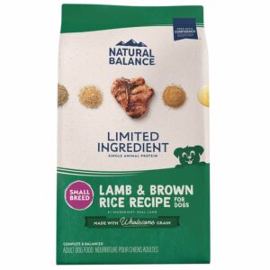 Natural Balance Natural Balance Limited Ingredient Small Breed Adult Dry Dog Food, Lamb & Brown Rice Recipe | 4 lb