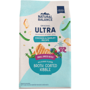 Natural Balance Original Ultra All Life Stage Chicken & Barley Small Breed Bites Recipe Dry Dog Food - 4 lb Bag
