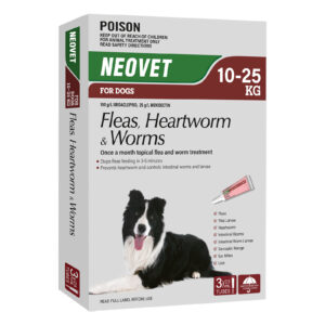 Neovet Spot-On For Large Dogs 22 To 55.1lbs (Red) 6 Pipettes