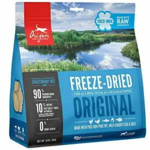 ORIJEN Freeze Dried Dog Food & Topper Grain Free High Protein Premium Raw Meat Original Recipe 6oz