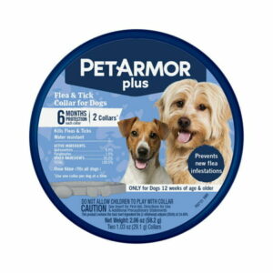 Pet Armor Plus Collar - Insect Growth Regulator for Dogs - 2ct