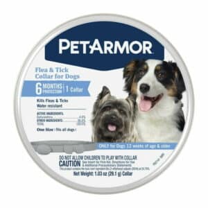 PetArmor Flea & Tick Collar for Dogs 6 Months Protection 1 Collar