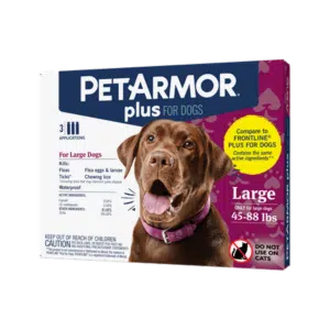 PetArmor Plus Flea & Tick Prevention for Large Dogs 45-88 lbs 3 Month Supply