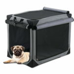 Pirecart 36 Collapsible Dog Crate Portable Folding Dog Kennel ...