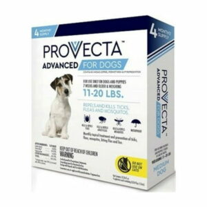 Provecta Advanced Flea & Tick Topical Treatment for Dogs 11-20 lb. 4-Month Supply