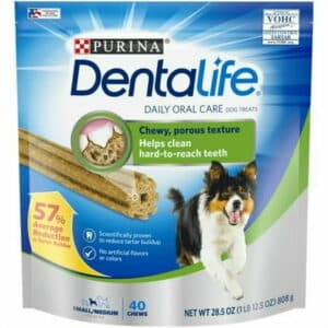 Purina DentaLife Chicken Flavor Dental Treats for Dogs 28.5 oz Pouch