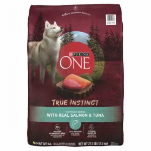 Purina ONE SmartBlend True Instinct Real Salmon & Tuna Adult Premium Dry Dog Food - 27.5 lb Bag
