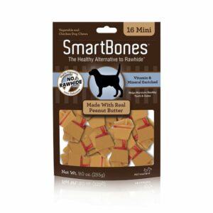 SmartBones Rawhide-Free Peanut Butter Dog Treats - 11 oz, Small 6-Pack