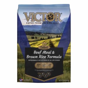 Victor Victor Select Beef Meal & Brown Rice Formula Dry Dog Food | 15 lb