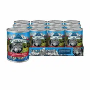 Wilderness Grain Free Wet Dog Food Snake River Grill with Trout Fish Venison & Rabbit - 12.5oz/12ct Pack