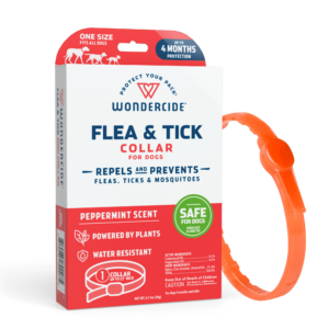Wondercide Flea & Tick Collar for Dogs with Natural Essential Oils, 6.1 IN, Orange