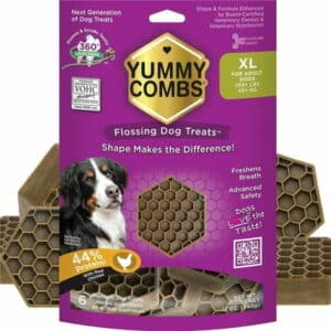 Yummy Combs Dog Dental Extra Large Trial Display Box 6 Count