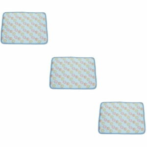 3 Pieces Pet Cool Pad Cooling Dog Blanket Mattress Comfortable Bed Self Summer Kennel