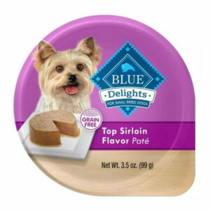 Blue Buffalo Delights Small Breed Top Sirloin Wet Dog Food (Pack of 12)