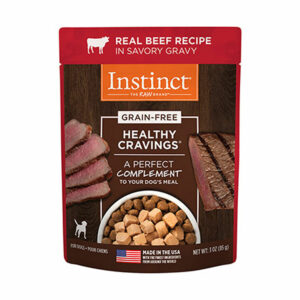 Instinct Instinct Healthy Cravings Grain Free Beef In Gravy Dog Food Topper | 3 oz - 24 pk