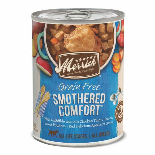Merrick Merrick Grain Free Smothered Comfort Wet Dog Food | 12.7 oz - 12 pk