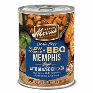 Merrick Merrick Slow Cooked Memphis Style Bbq With Glazed Chicken Grain Free Wet Dog Food | 12.7 oz - 12 pk