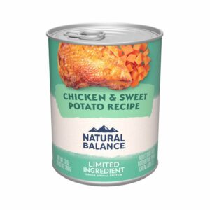 Natural Balance Natural Balance Limited Ingredient Wet Dog Food, Chicken & Sweet Potato Recipe | 13 oz - 12 pk