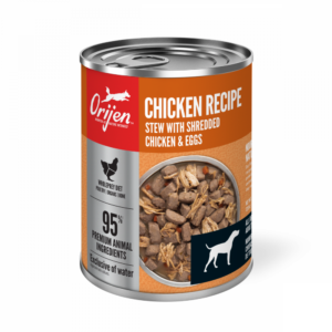 ORIJEN Real Meat Shreds, Grain-free, Chicken Recipe Stew, Premium Wet Dog Food - 12.8 oz,case of 12