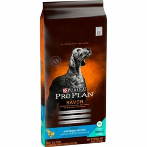 Purina Pro Plan Savor Adult Shredded Blend Large Breed Formula Dry Dog Food - 34 lb Bag