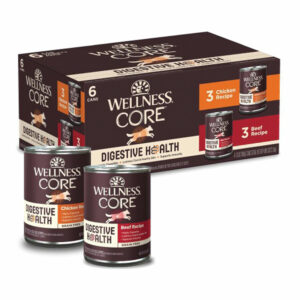 Wellness Wellness Core Digestive Health Chicken & Beef Recipes Wet Dog Food Variety Pack, 6 - 13oz Cans | 13 oz - 6 pk