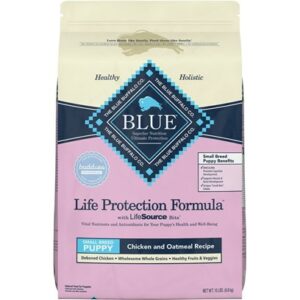 Blue Buffalo Life Protection Small Breed Puppy Chicken and Oatmeal Recipe Dry Dog Food 15-lb