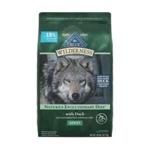 Blue Buffalo Wilderness Duck Recipe Dry Dog Food 24-lb Bag