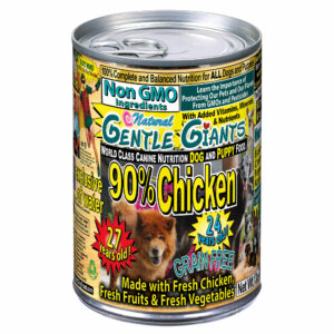 Gentle Giants NonGMO Chicken Dog and Puppy Can Food, 13 oz., Case of 12, 12 X 13 OZ