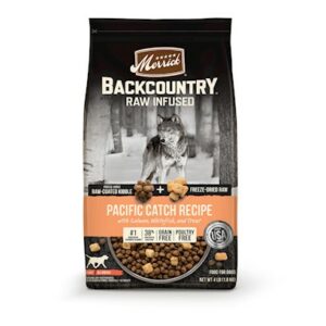 Merrick Backcountry Raw Infused Grain Free Pacific Catch Recipe Dry Dog Food 20-lb