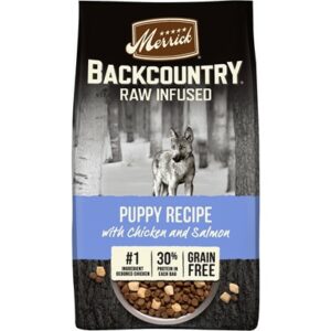 Merrick Backcountry Raw Infused Grain Free Puppy Recipe Dry Dog Food 10-lb
