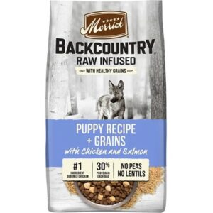 Merrick Backcountry Raw Infused with Healthy Grains Puppy Recipe Dry Dog Food 4-lb
