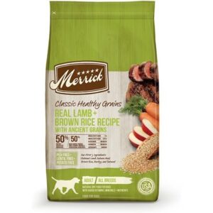 Merrick Classic Real Lamb and Green Peas with Ancient Grains Dry Dog Food 12-lb
